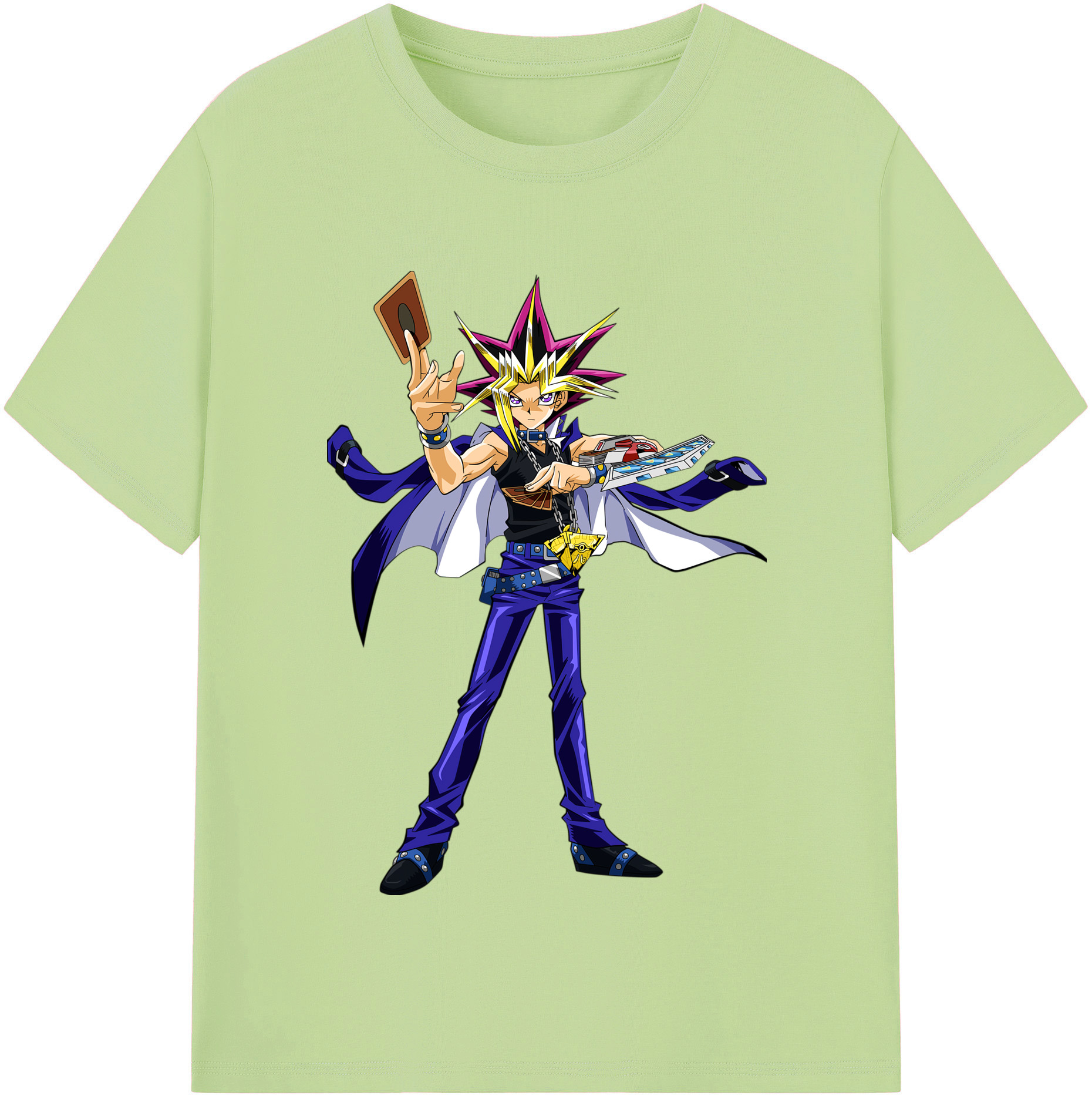 （画像用） 遊☆戯☆王 Yu-Gi-Oh! 綿100％半袖Tシャツ（フロントプリント）
